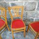 Set of four bistro chairs