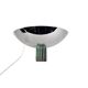 Wall lamp by 'Lumess Swiss' - Vintage - glass, chrome - Swiss design - 70s
