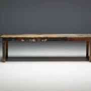 Table à manger rustique primitive, France, années 1900