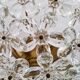 Italian ceiling light in Murano glass, 1970.