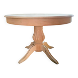 Round table with central leg