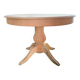 Round table with central leg