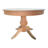 Round table with central leg