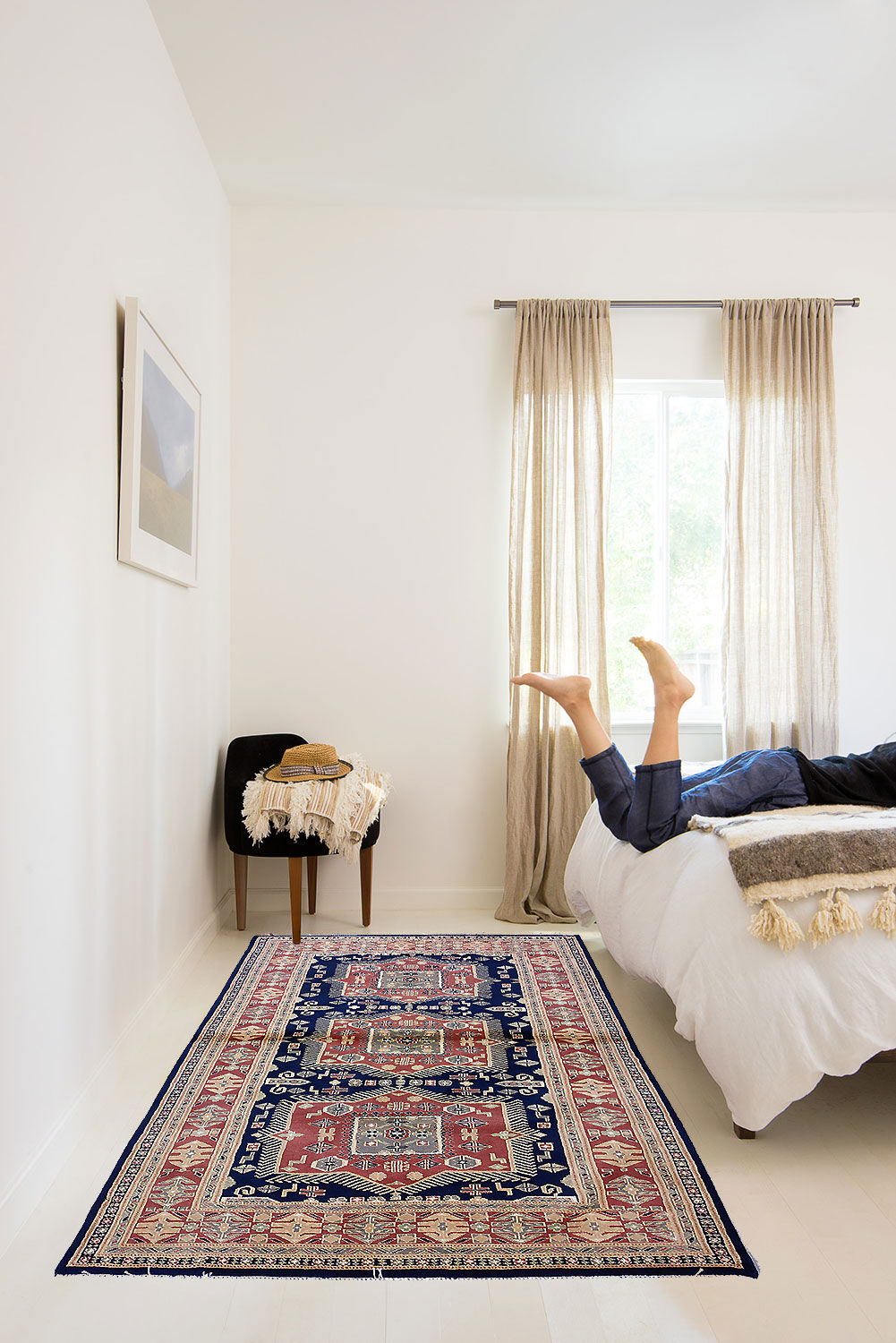 Oriental carpet room fully handmade "karachi"