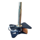 Lamp for clip-on shelf