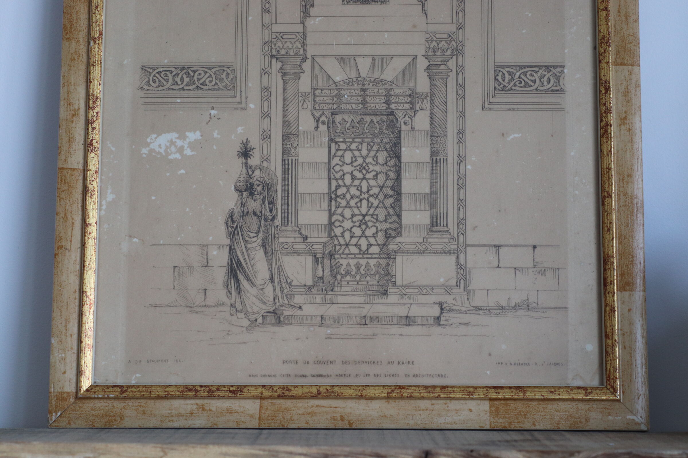 Cairo pencil illustration A Beaumont