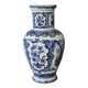 Vase en céramique motif floral