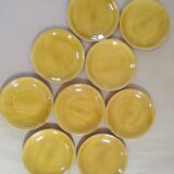 Set of 9 Salins plates, Provence model, 1970s
