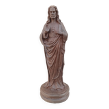 Cast iron Jesus statue