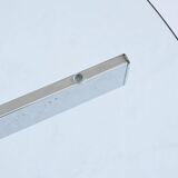 Diamond shaped coffee table in white travertine Italy 1960