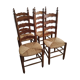 Four mulched chairs Provencal style