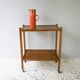 1940’s vintage mid century wooden drinks/tea trolley