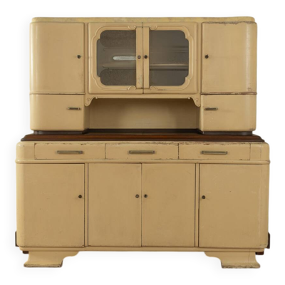 Meuble de cuisine Art Déco, années 1920, deux pièces