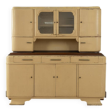 Art Deco kitchen cabinet, 1920s, two-piece