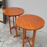 Pair of Burgundian Winegrower Folding Tables