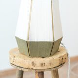 Table lamp woven in cotton thread