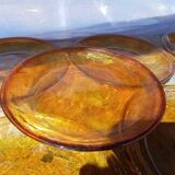 9 Arcoroc Sierra amber plates