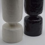 Paire de vases en céramique des années 1970 Pompeo Pianezzola