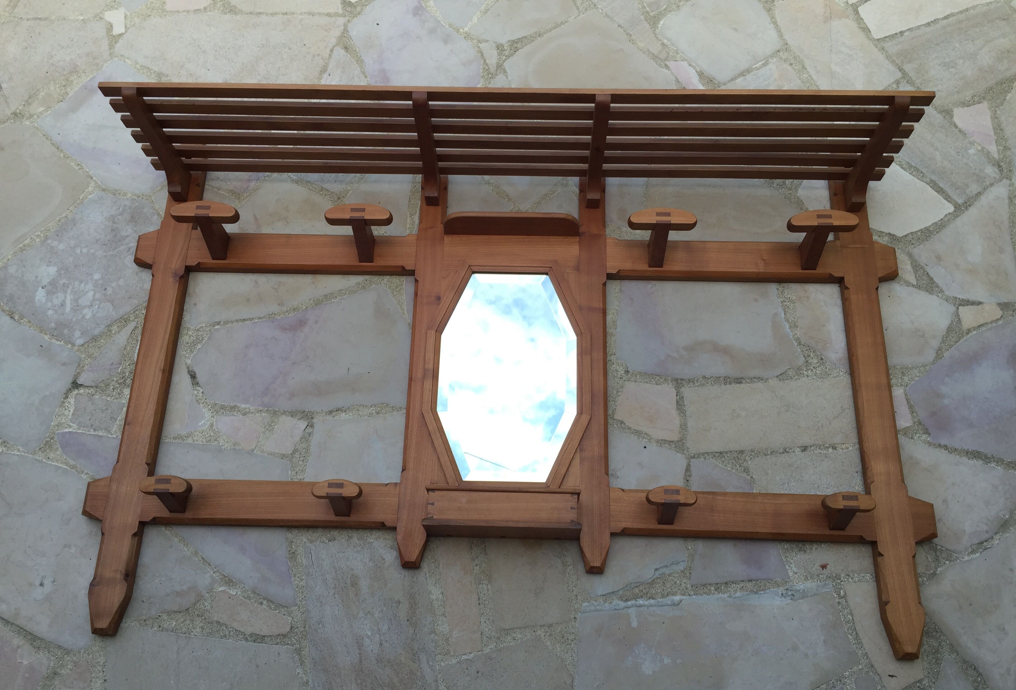 Large Scandinavian wall coat door