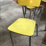 table + 4 chairs formica vintage 1960