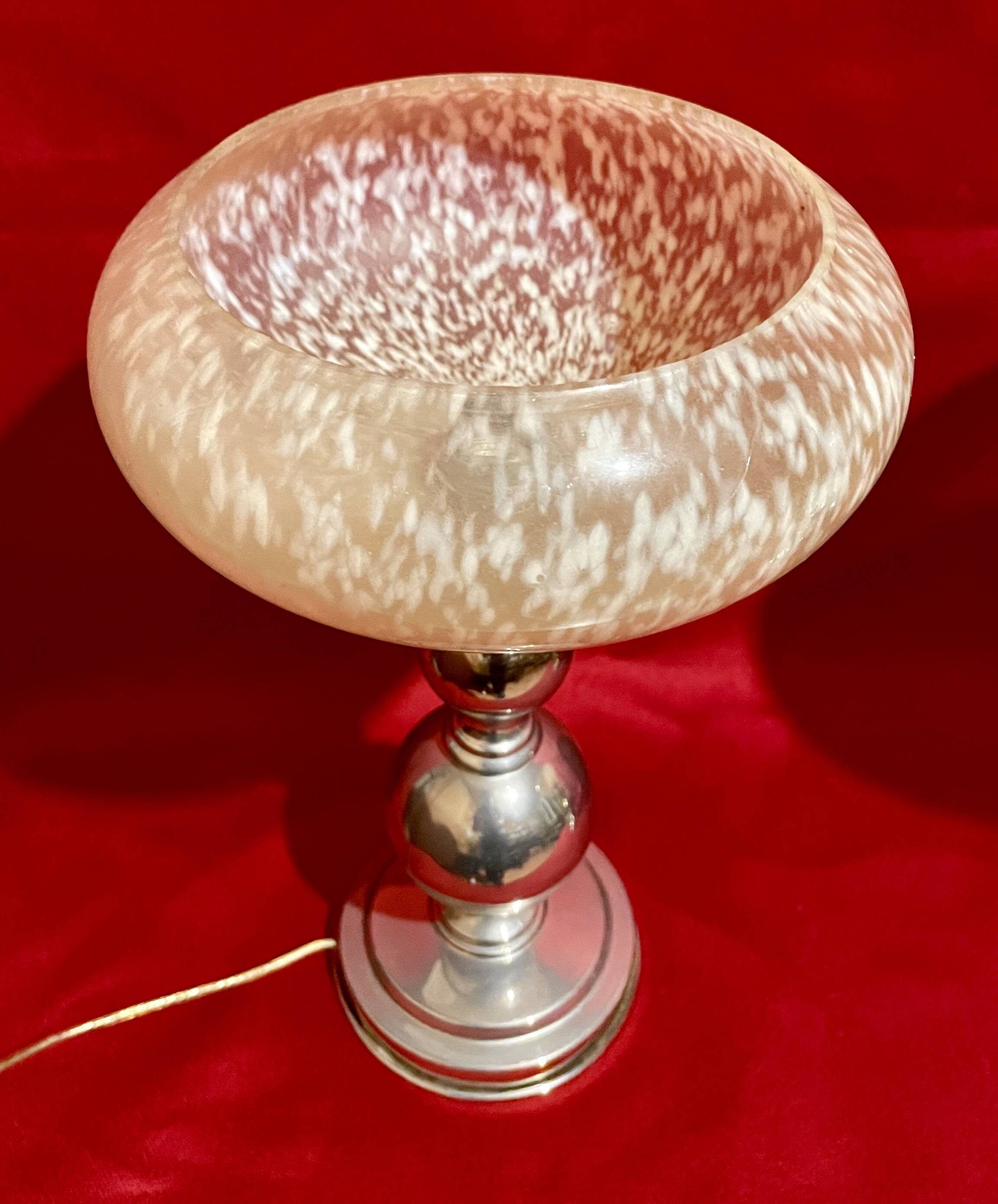 Nickel-plated lamps from the 1950s