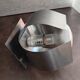 Stainless steel wall light from the 70s