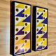 Pair of large "scandinavian design" wall lights.