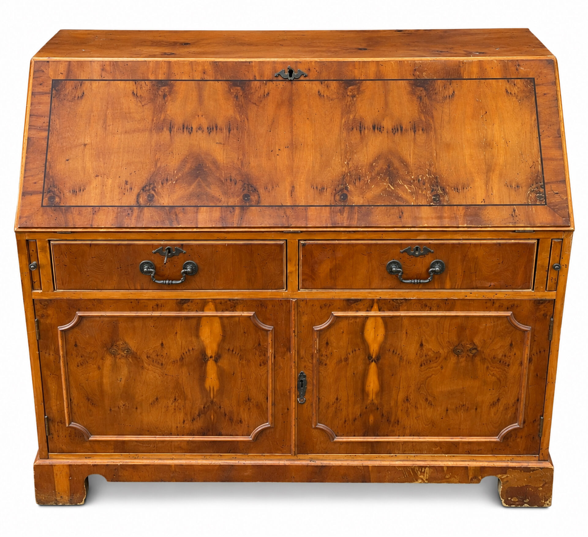 19th-century English secretary desk.