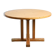 Round dining table, Méribel France, around 1970.