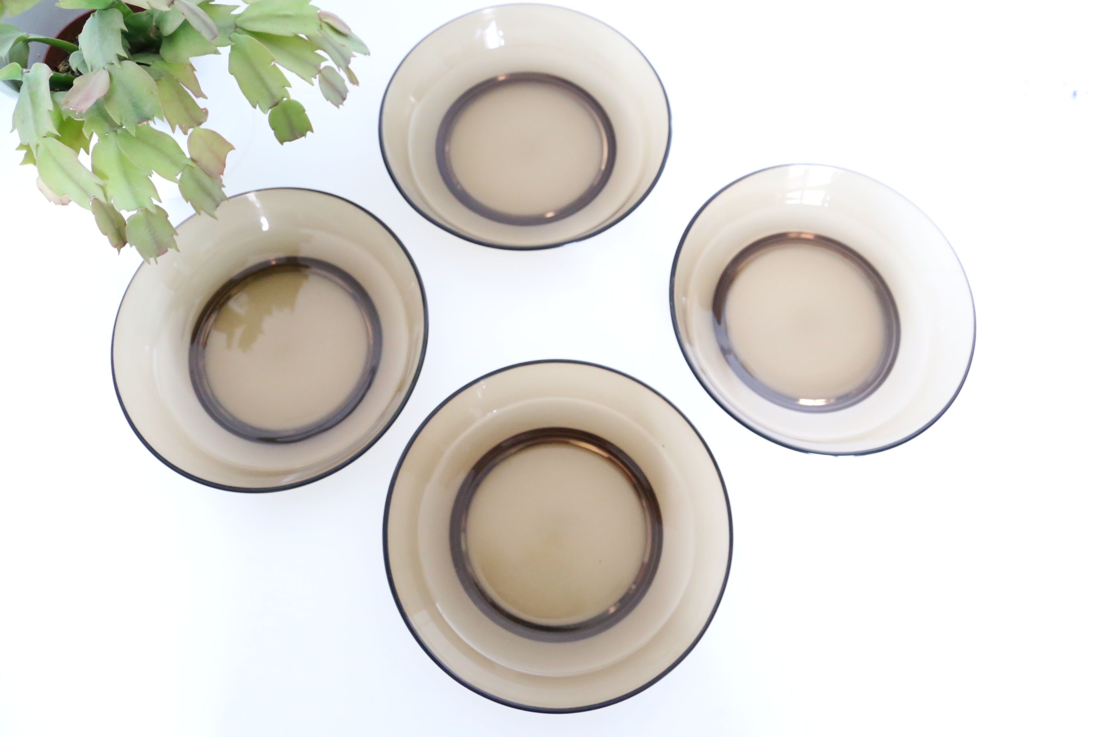 Ensemble de 4 assiettes creuses Verreco