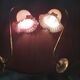 Pair of swan collar wall light