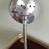Polished aluminum desk lamp from the 1950s