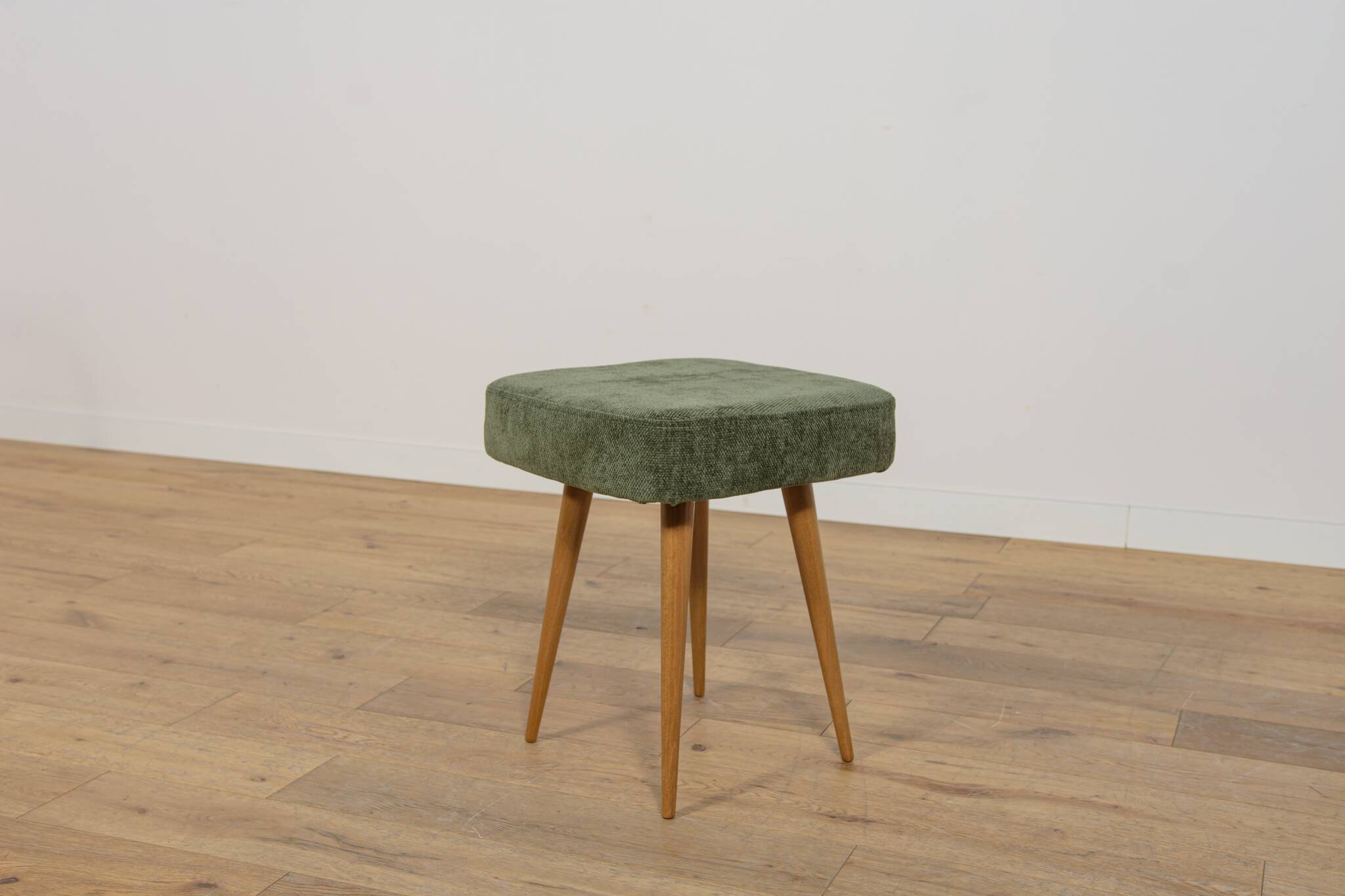 Mid-Century Teak Stool, Poland, 1970s