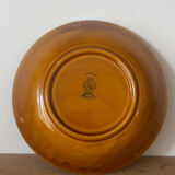 Vintage set of 6 honey brown deep plates Luneville.