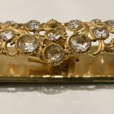 Wall lamp in gilded brass and glass, Peris Andreu, Spain, 1960s