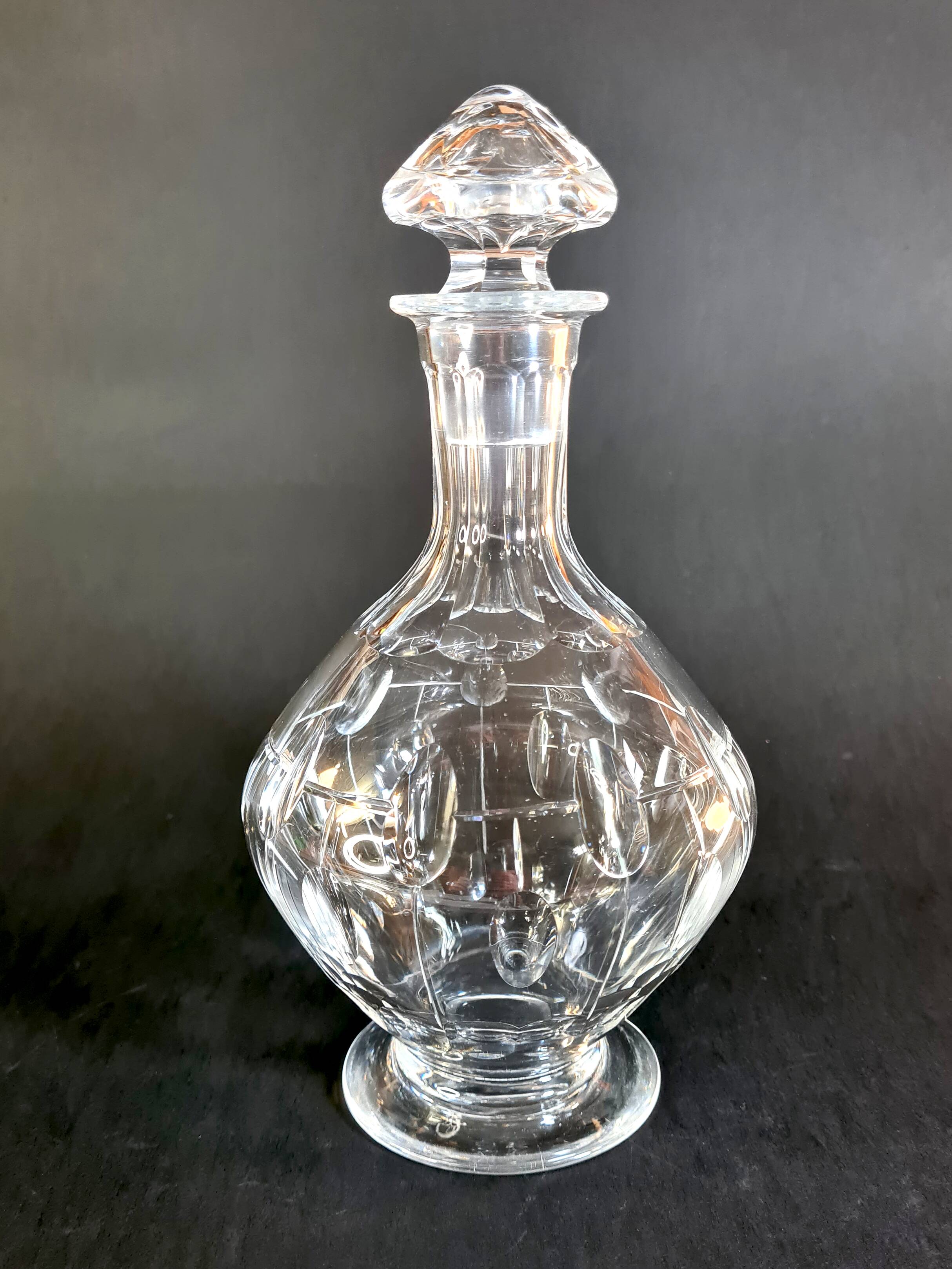 Cut Crystal Decanter – Val Saint Lambert "Nestor" Style