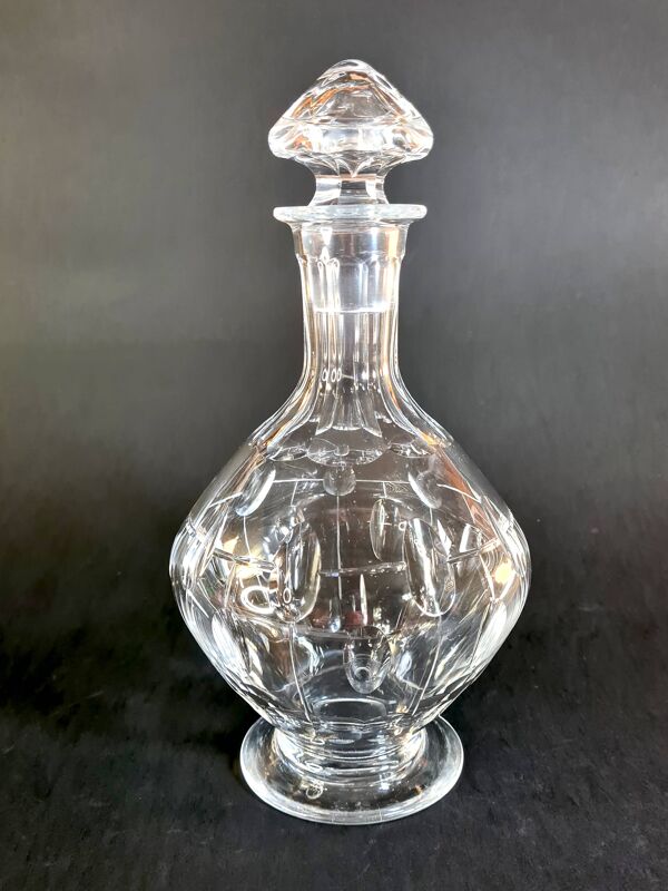 Carafe en Cristal Taillé – Style Val Saint Lambert ''Nestor