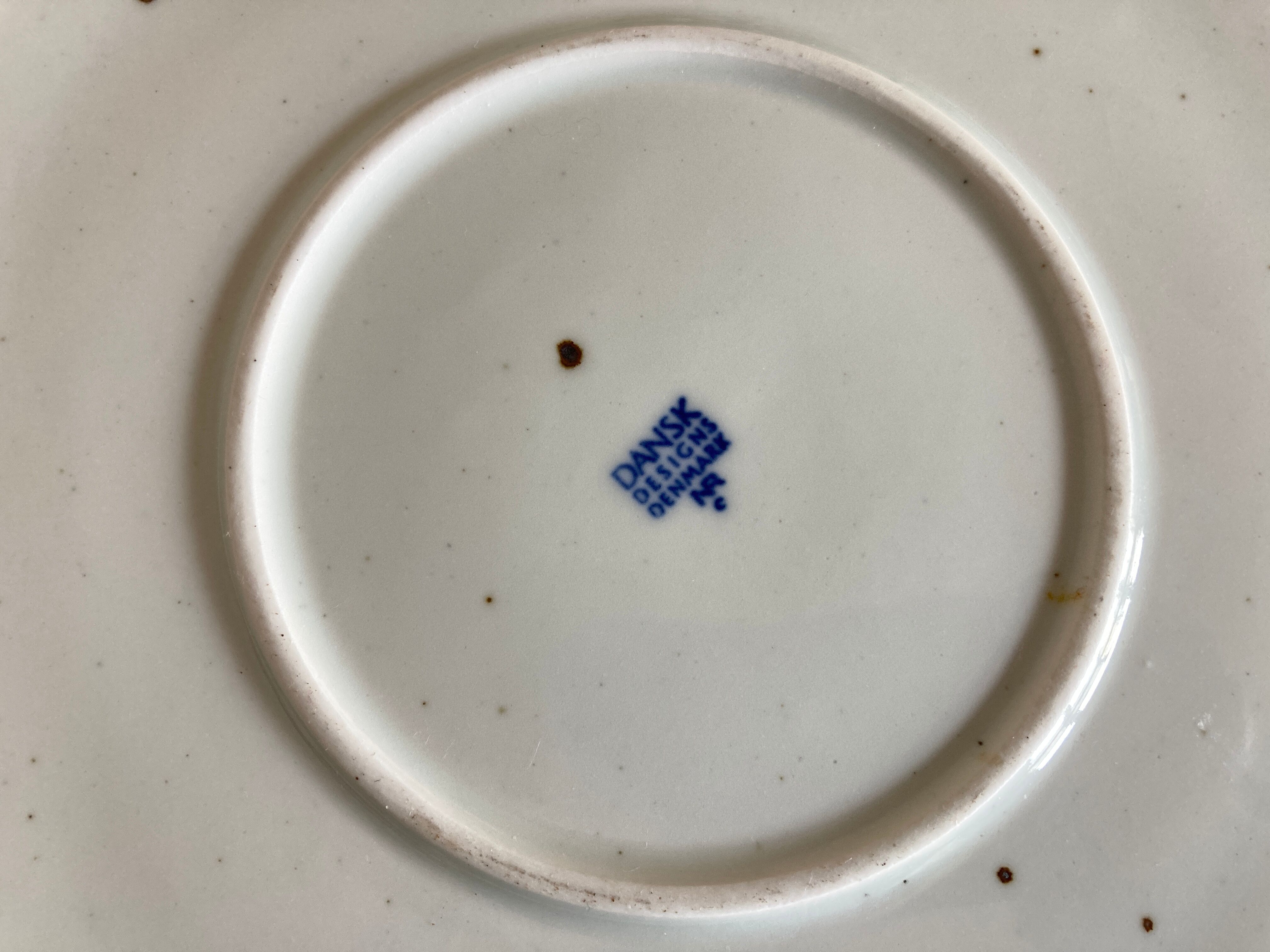 Plat couvert XXL Dansk Design grès 1970 Denmark