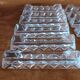 12 cut crystal knife holders.
