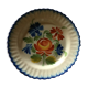 Assiette ancienne en faïence d'Auvillar de Thiviers