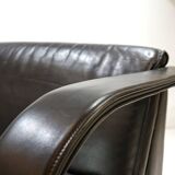 Otto Zapf Arcona 2 seater leather sofa for Art Collection, 1980