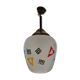 Suspension vintage en verre