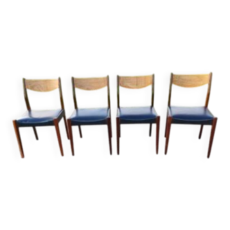 4 vintage Baumann chairs from the 1960s