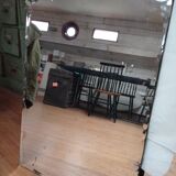 Beveled art deco mirror - 84x56cm