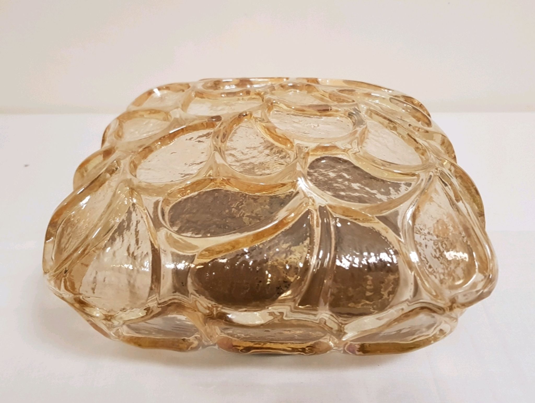 Plafonnier ambré