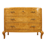 20th Century Birch Wood Dresser with Marble Top
