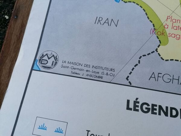 Ancienne carte MDI Chine - URSS