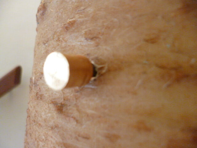 Lamp vintage of 50 years in resin