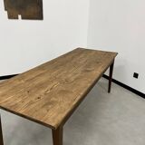 1950s farmhouse table in oak and pine