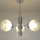 Vintage Murano Glass Pendant Lamp / Mazzega Sputnik Chandelier 1970's